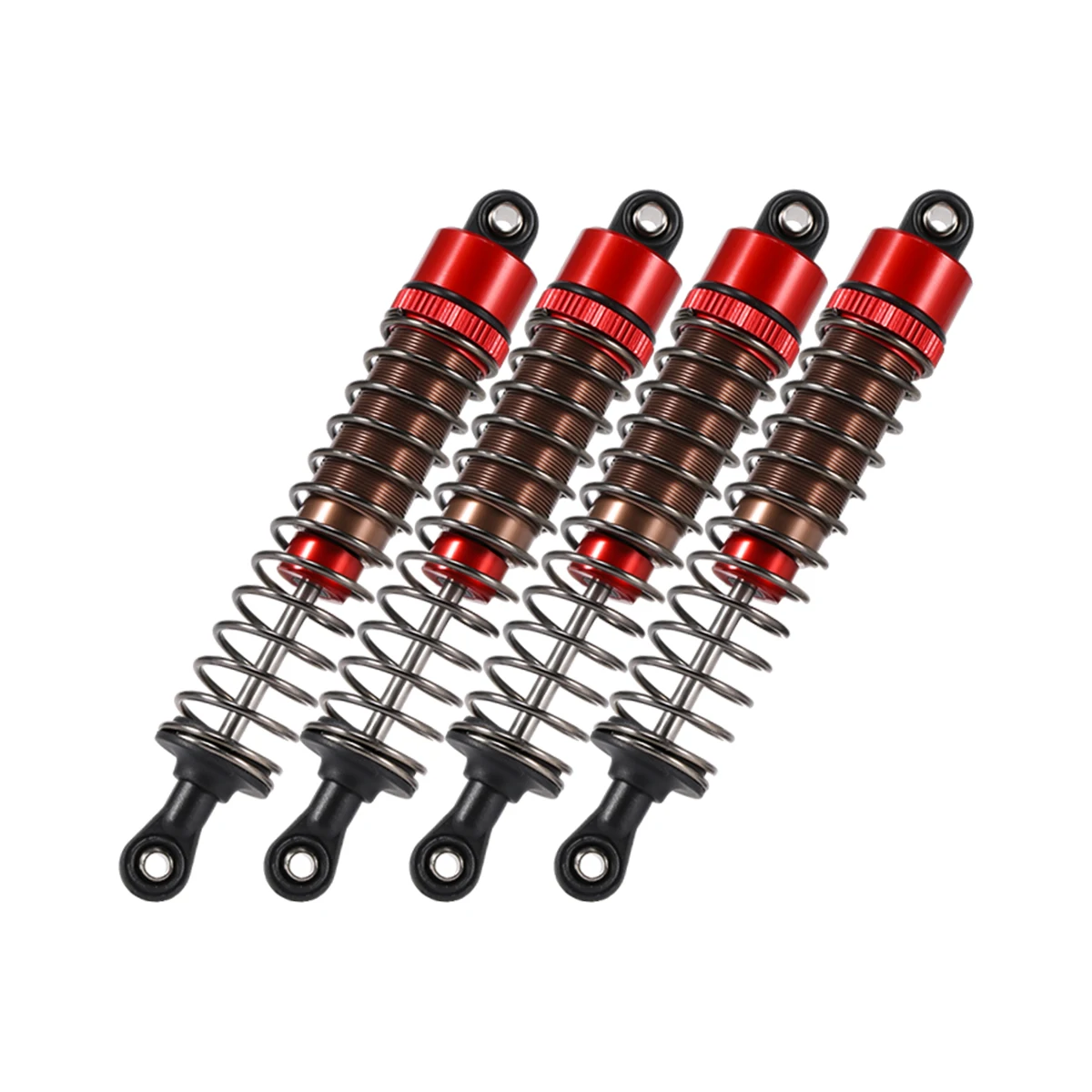 4PCS 52/55/62/70/75/85/95/100/110/120mm Shocks Absorber for 1/10 RC Truggy Buggy On-Road Touring Drift Racing Climbing Car Partt