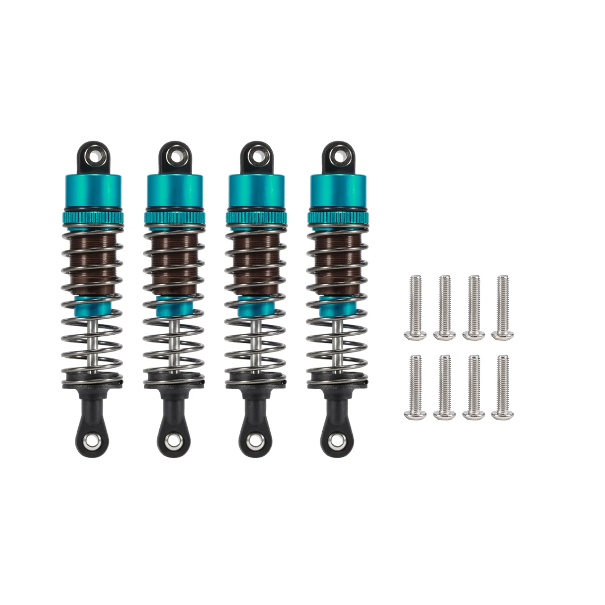 4PCS 52/55/62/70/75/85/95/100/110/120mm Shocks Absorber for 1/10 RC Truggy Buggy On-Road Touring Drift Racing Climbing Car Partt