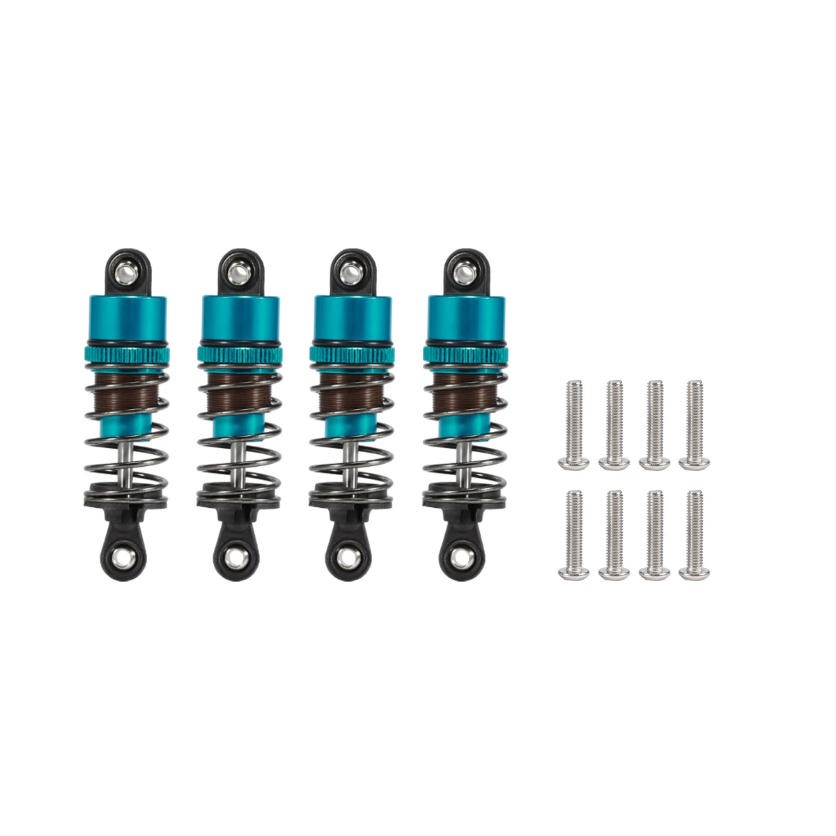 4PCS 52/55/62/70/75/85/95/100/110/120mm Shocks Absorber for 1/10 RC Truggy Buggy On-Road Touring Drift Racing Climbing Car Partt