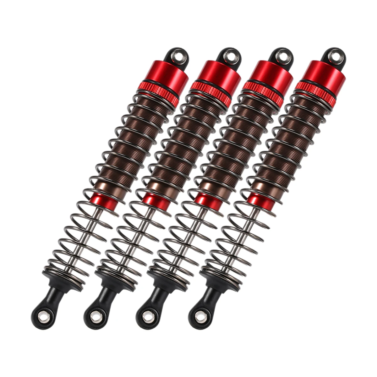 4PCS 52/55/62/70/75/85/95/100/110/120mm Shocks Absorber for 1/10 RC Truggy Buggy On-Road Touring Drift Racing Climbing Car Partt