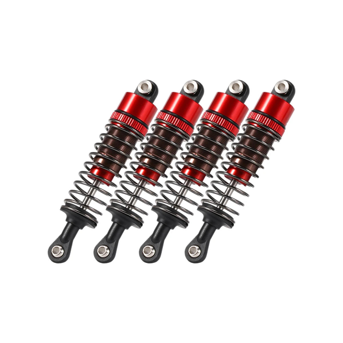 4PCS 52/55/62/70/75/85/95/100/110/120mm Shocks Absorber for 1/10 RC Truggy Buggy On-Road Touring Drift Racing Climbing Car Partt