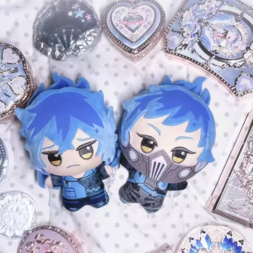 Twisted-Wonderland 10cm Riddle Rosehearts Cotton Doll - Chibi Stuffed Toy Print Keychain Pendant Gift