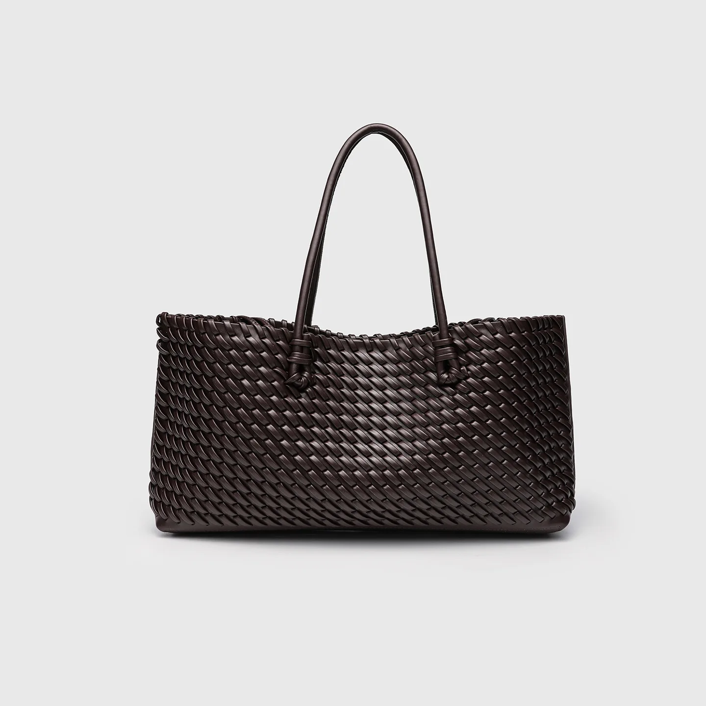 Fashion Design Woven Shopper Bag Top Handle Tote Bag Solid Color Women's Handbags Daily Shoulder Bags Commuter Clutch Purse Sac