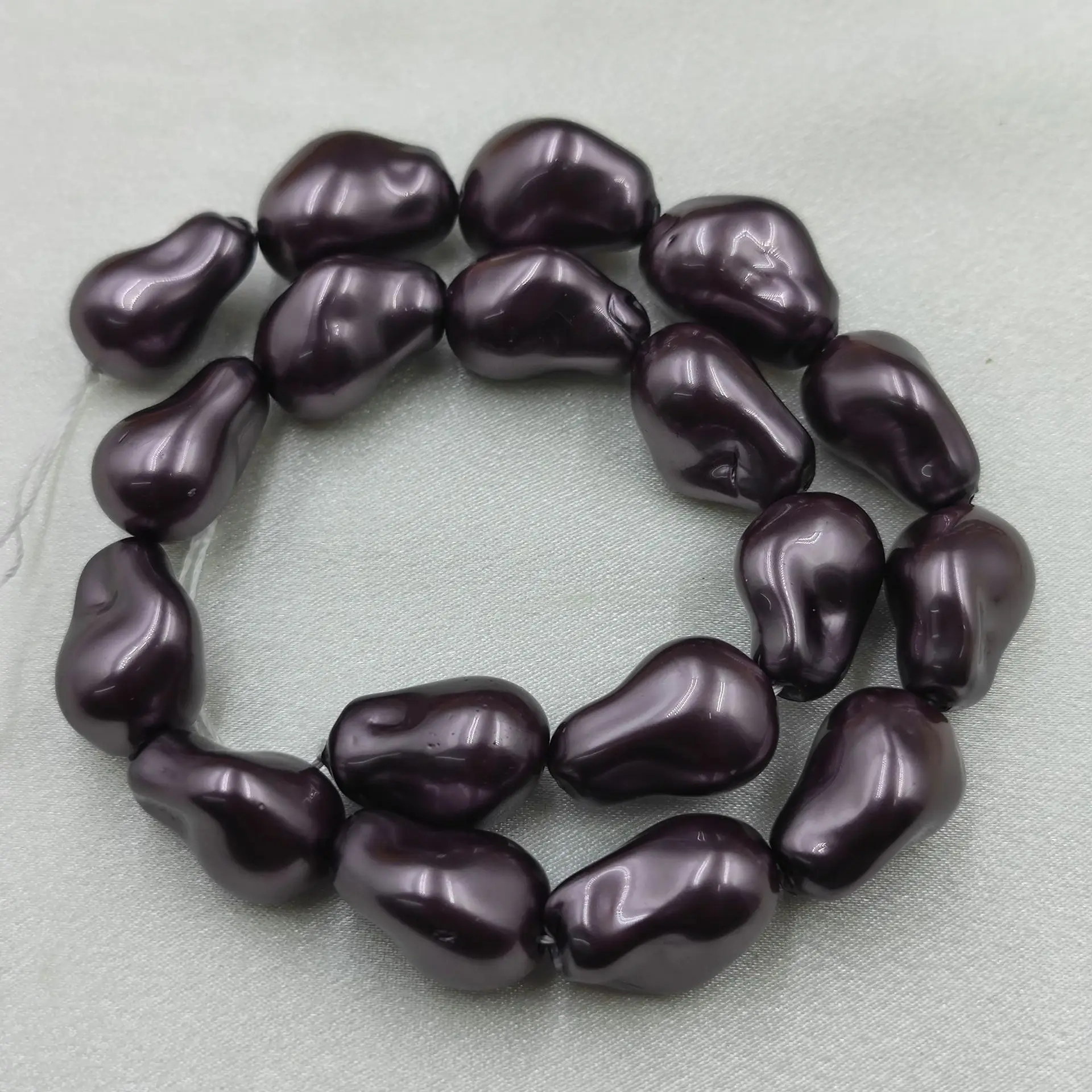 Baroque Pearl Irregular Straight Hole Pearl Cross-border Popular DIY Bead Necklace Irregular Shaped Shell Pearl