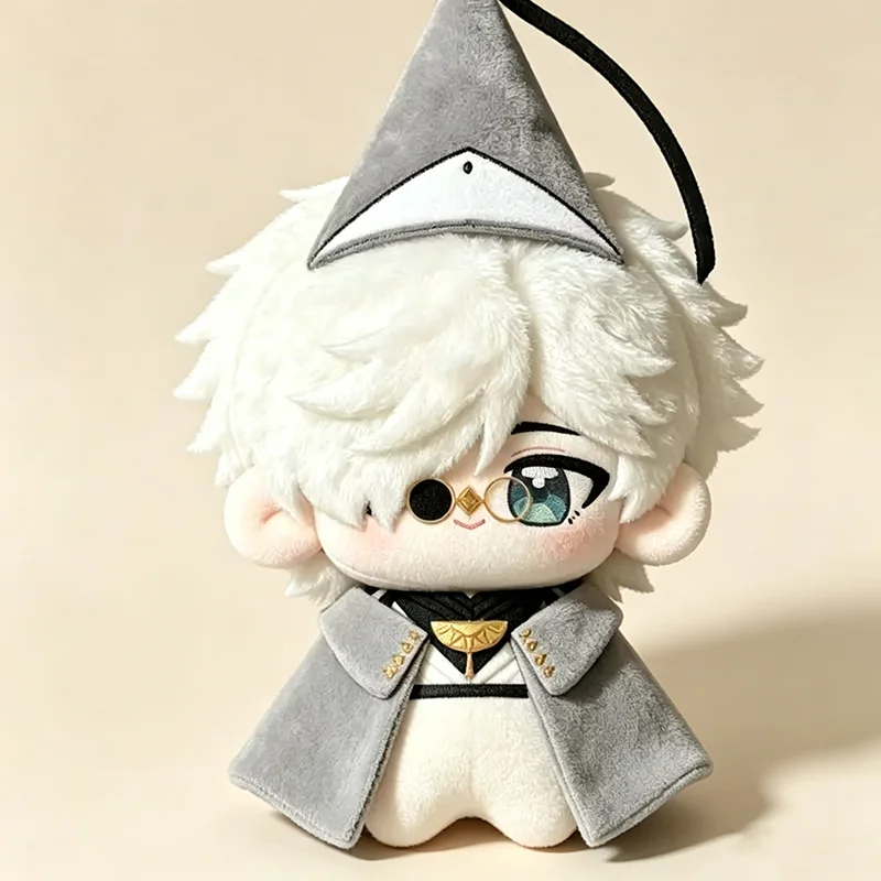 Cute 10cm Witch Hat Atelier Qifrey Nunu Plush Toys Pendant Cute Cotton Doll Ornament Birthday Holiday Gift Fans and Collectors