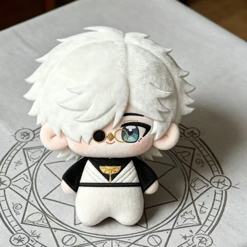 Cute 10cm Witch Hat Atelier Qifrey Nunu Plush Toys Pendant Cute Cotton Doll Ornament Birthday Holiday Gift Fans and Collectors