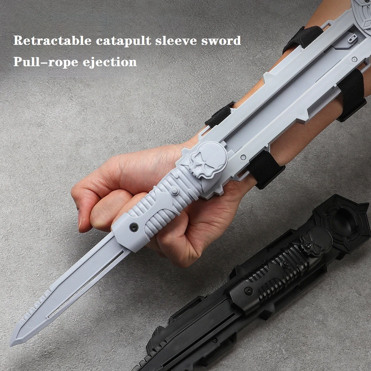 Assassin's Sleeve Sword Retractable Rotatable Blade Toy Child Toy Interactive Cosplay Props Game Toy Birthday Party Gift