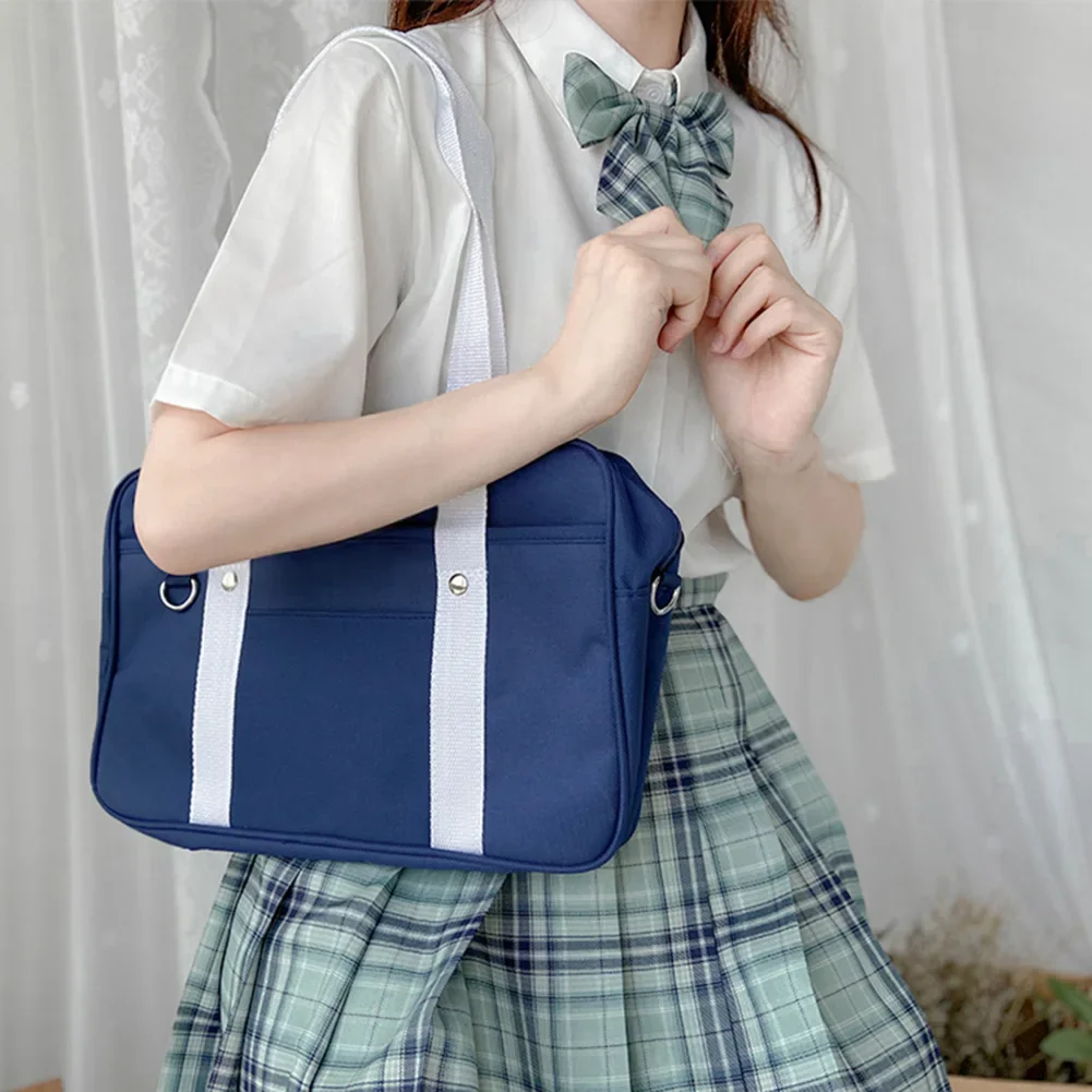 Japanese College Student Bags School Bag JK Commuter Bag Briefcase Anime Cospaly Costume Shoulder Tote Bags Messenger Handbags