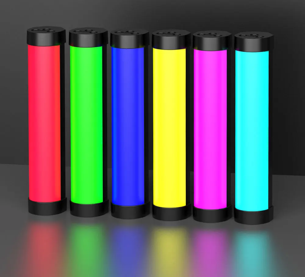 LUXCEO V8 Portable RGB Video Light Gamer Lamp 2000mAh Photo Video Shooting Selfie Lighting Fill-in Lights for Vlog/YouTube