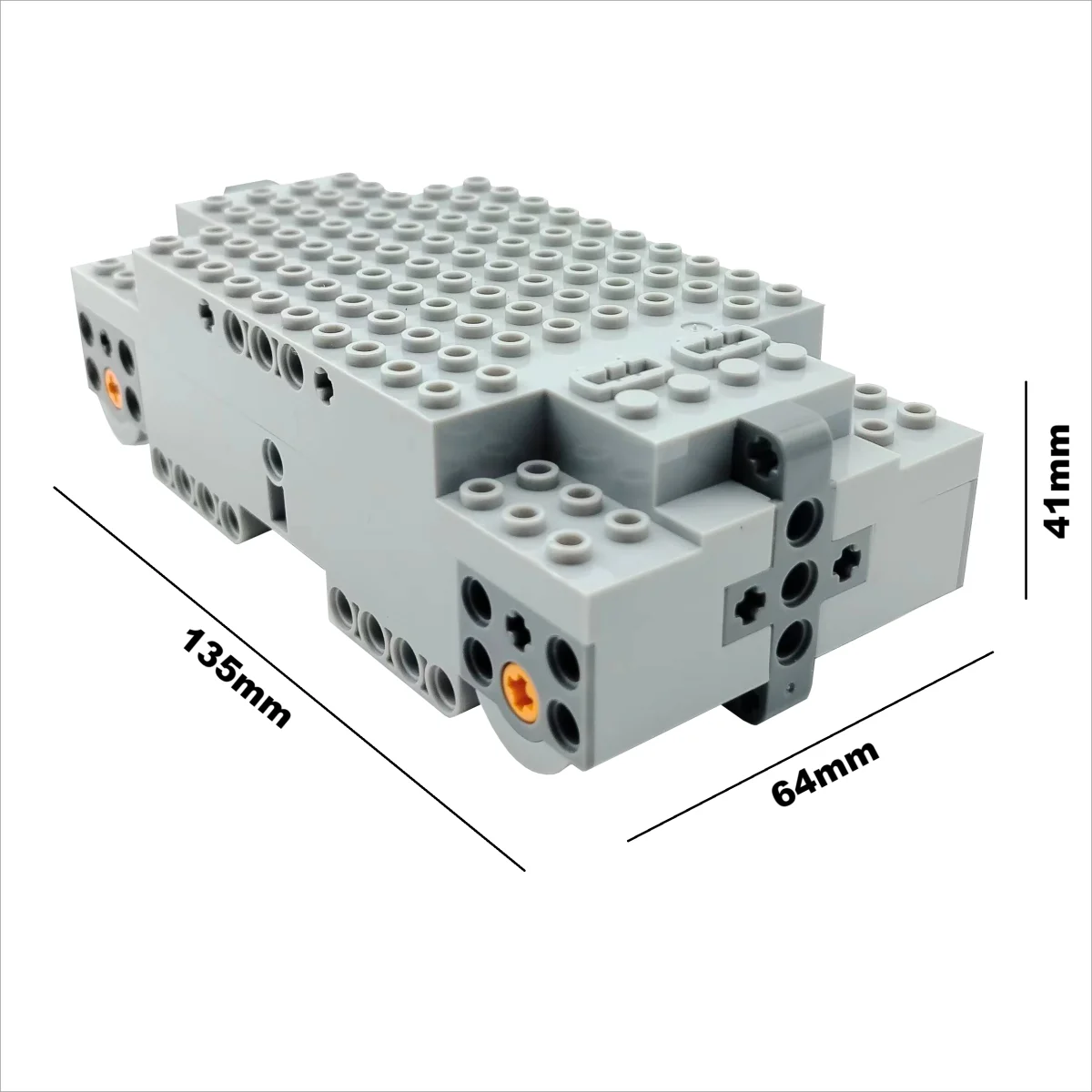 Technical MOC EV3 Mecanum Wheels 4WD Electric Building Block RC Vehicle Universal Omnidirectional Tires EV3 Educational Toys