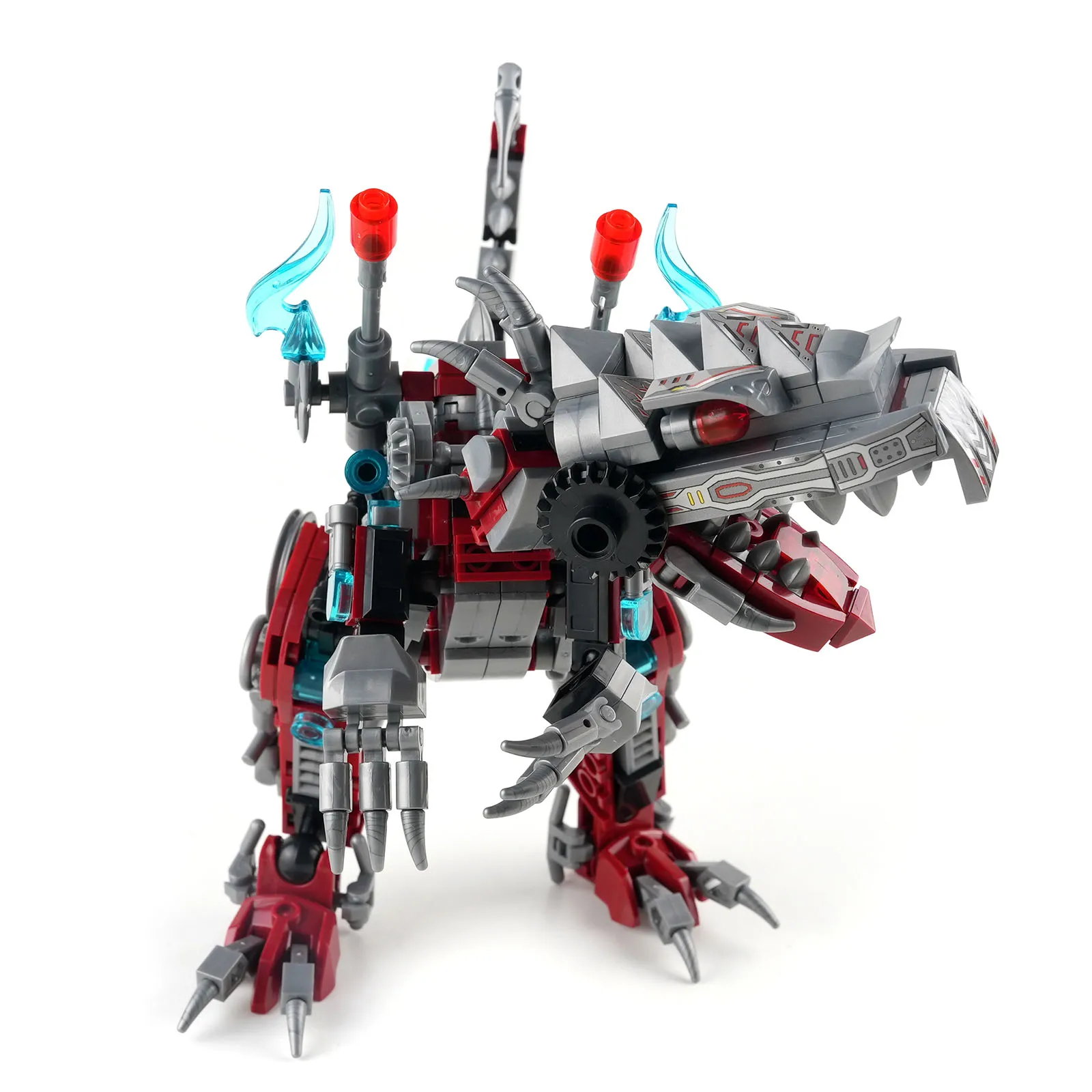 2IN1 Jurassic Mechanical Indominus Rex Dinosaur World Model Building Blocks City Fighter Dino Park Bricks Children Toy