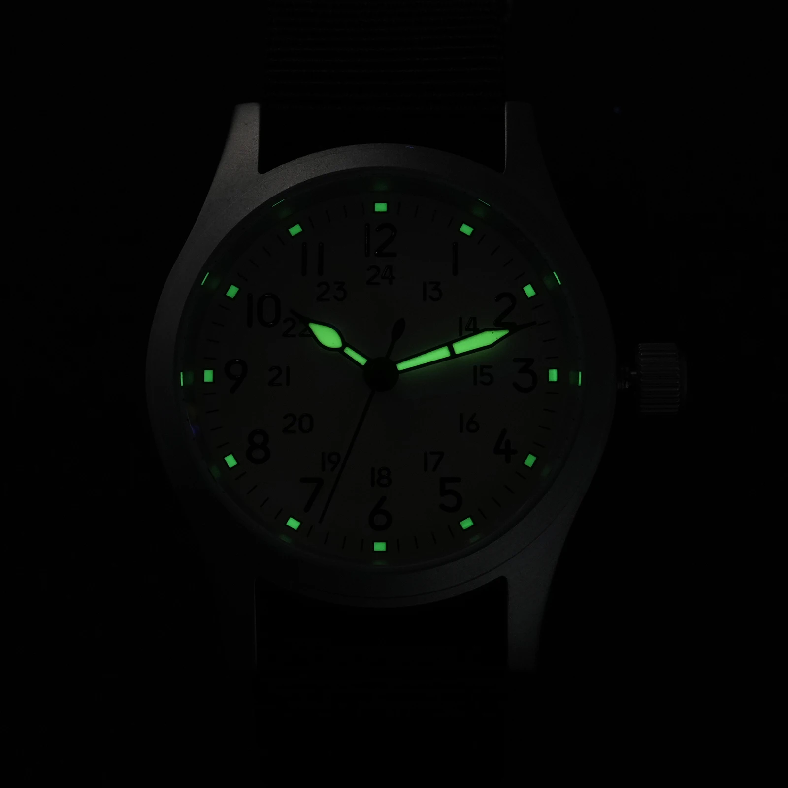 Militado ML05 Military Watch VH31 Sweep Movement Domed Sapphire Crystal Wristwatch High Clear AR Coating 38mm Vintage Watches