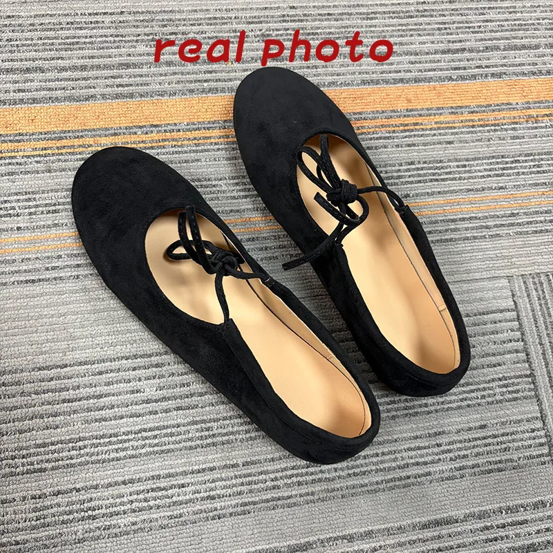 Fashion Butterfly-Knot Women Flats With Shoes Casual Female Soft Footwear Round Toe Ladies Flats Slip On Shoes