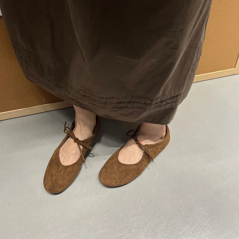 Fashion Butterfly-Knot Women Flats With Shoes Casual Female Soft Footwear Round Toe Ladies Flats Slip On Shoes