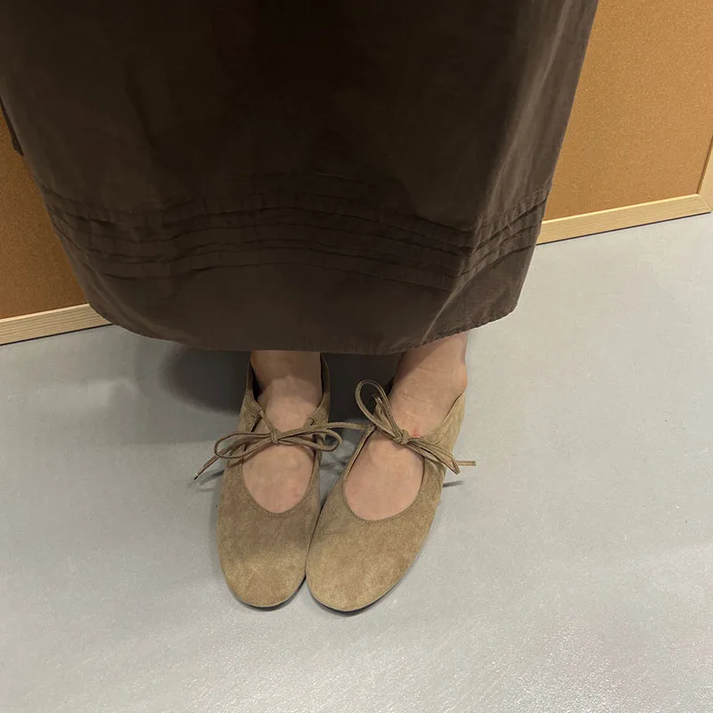 Fashion Butterfly-Knot Women Flats With Shoes Casual Female Soft Footwear Round Toe Ladies Flats Slip On Shoes
