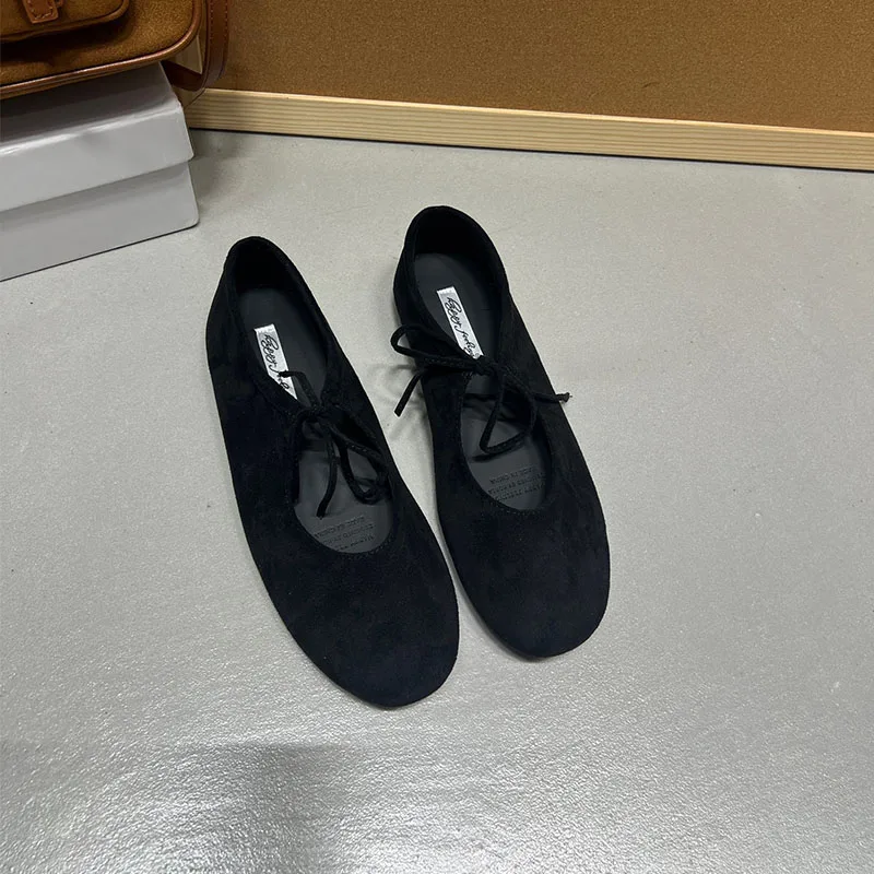 Fashion Butterfly-Knot Women Flats With Shoes Casual Female Soft Footwear Round Toe Ladies Flats Slip On Shoes