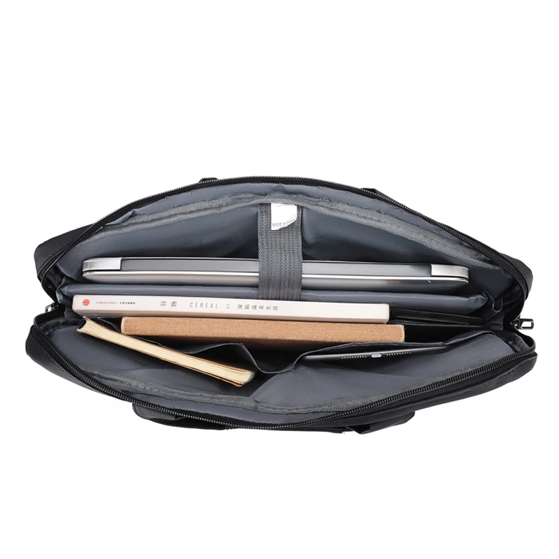 Laptop Tote Bag, Business Briefcase, Adjustable Shoulder Straps, Zipper Closure - Perfect for School, Office and Daily Commute