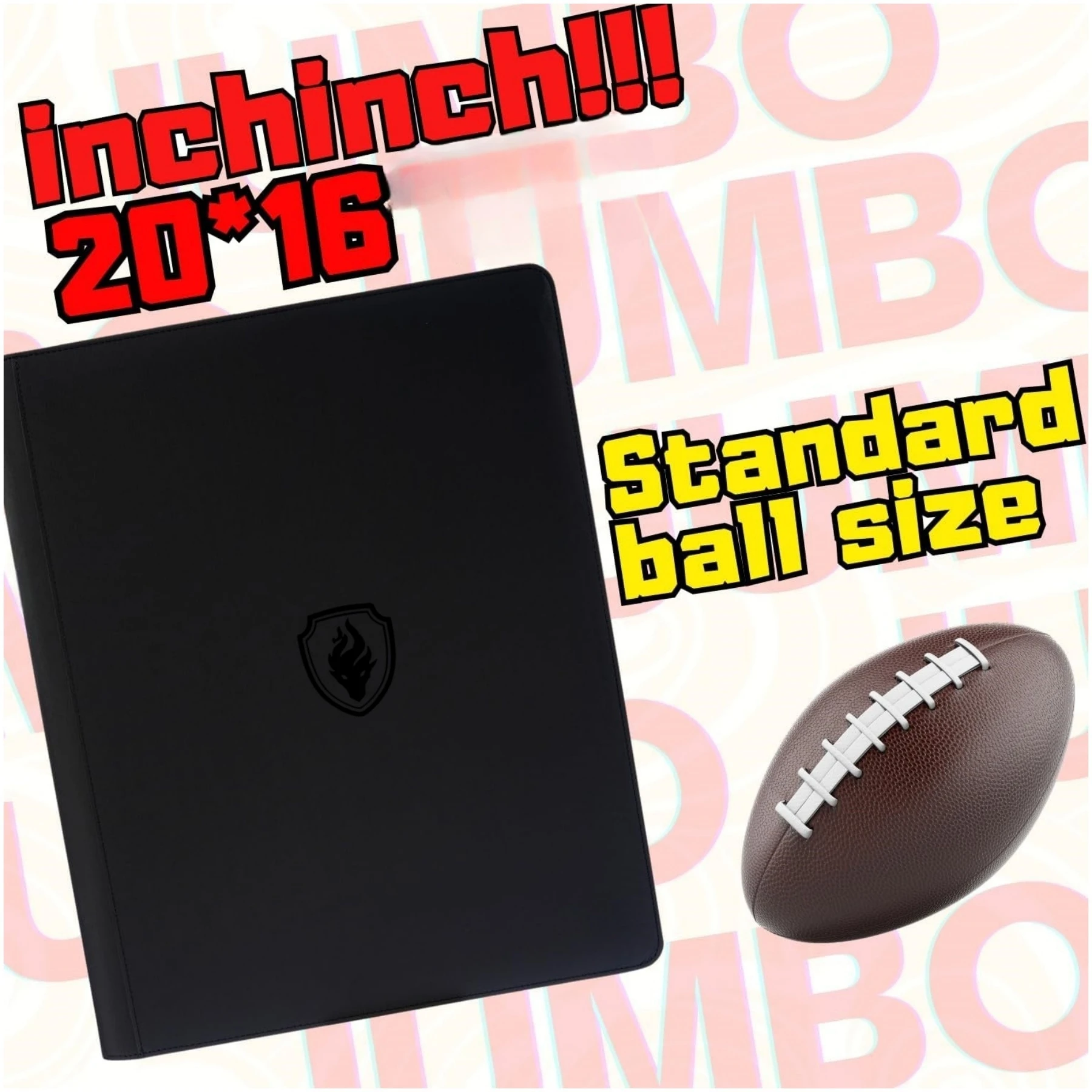 16 Pocket Toploader Binder, Holds 640 Top Loaders - Premium Top Loader Binder, Sleeves for 3' X 4' Rigid Card