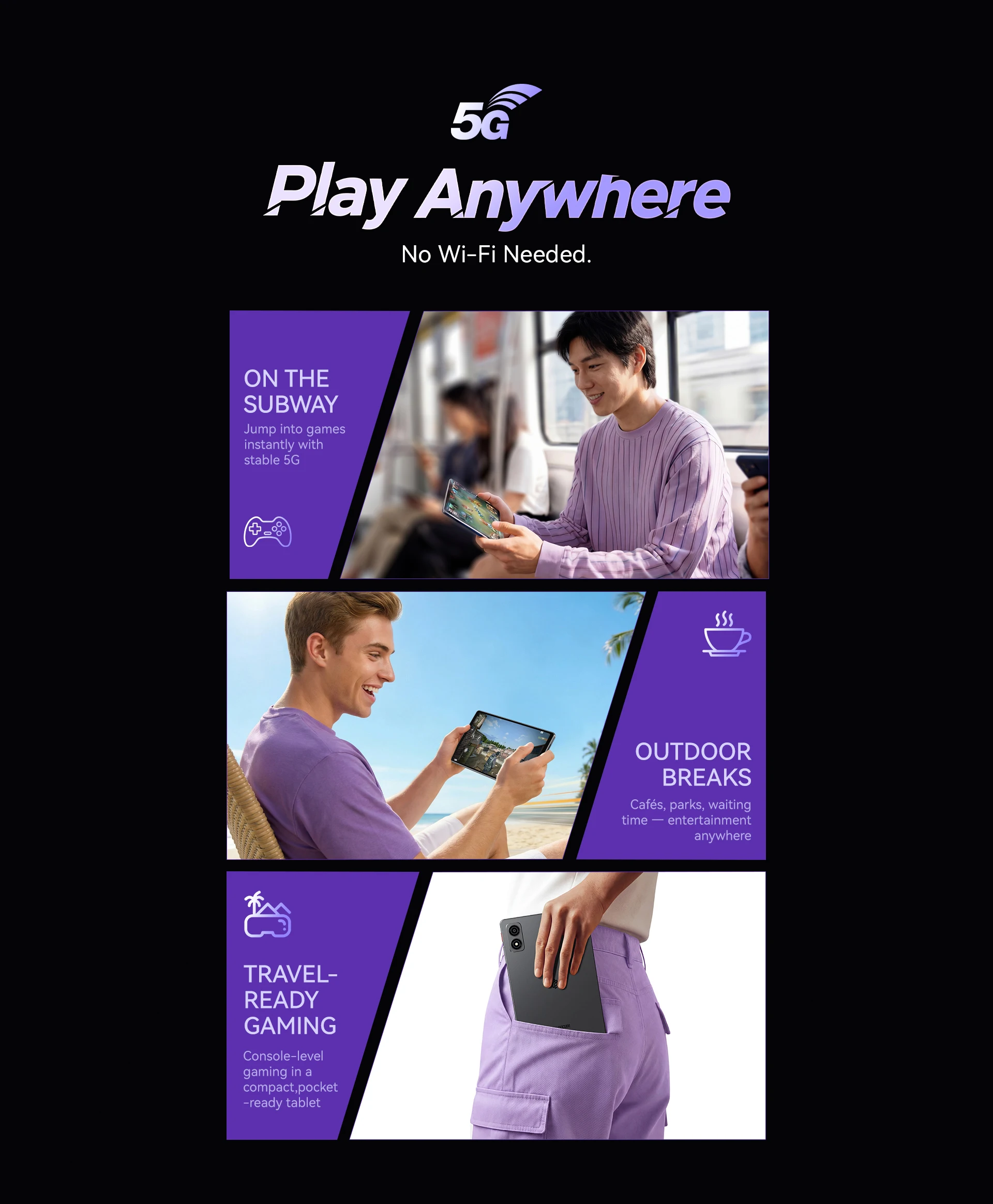 ALLDOCUBE iPlay 80 mini Ultra Gaming Tablet 8.8'' 2.5K 144Hz Dimensity 8300 20GB RAM 256GB ROM Android 16 7200mAh 5G LTE Tablet