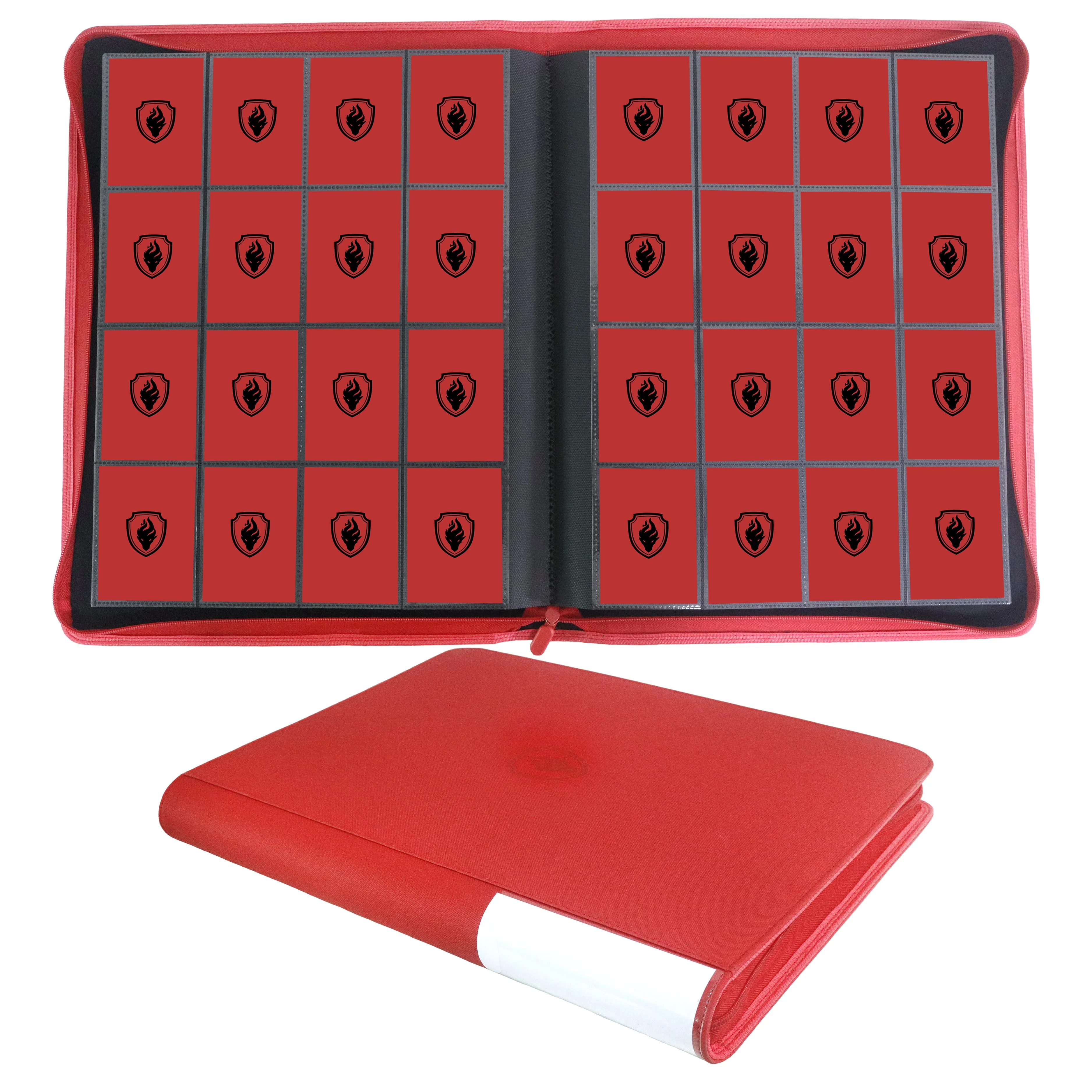 1600-Pocket PU Card Binder, 16-Pocket Anti-Scratch Album, Sports Game Card Collector Book, Perfect Holiday & Birthday Gift