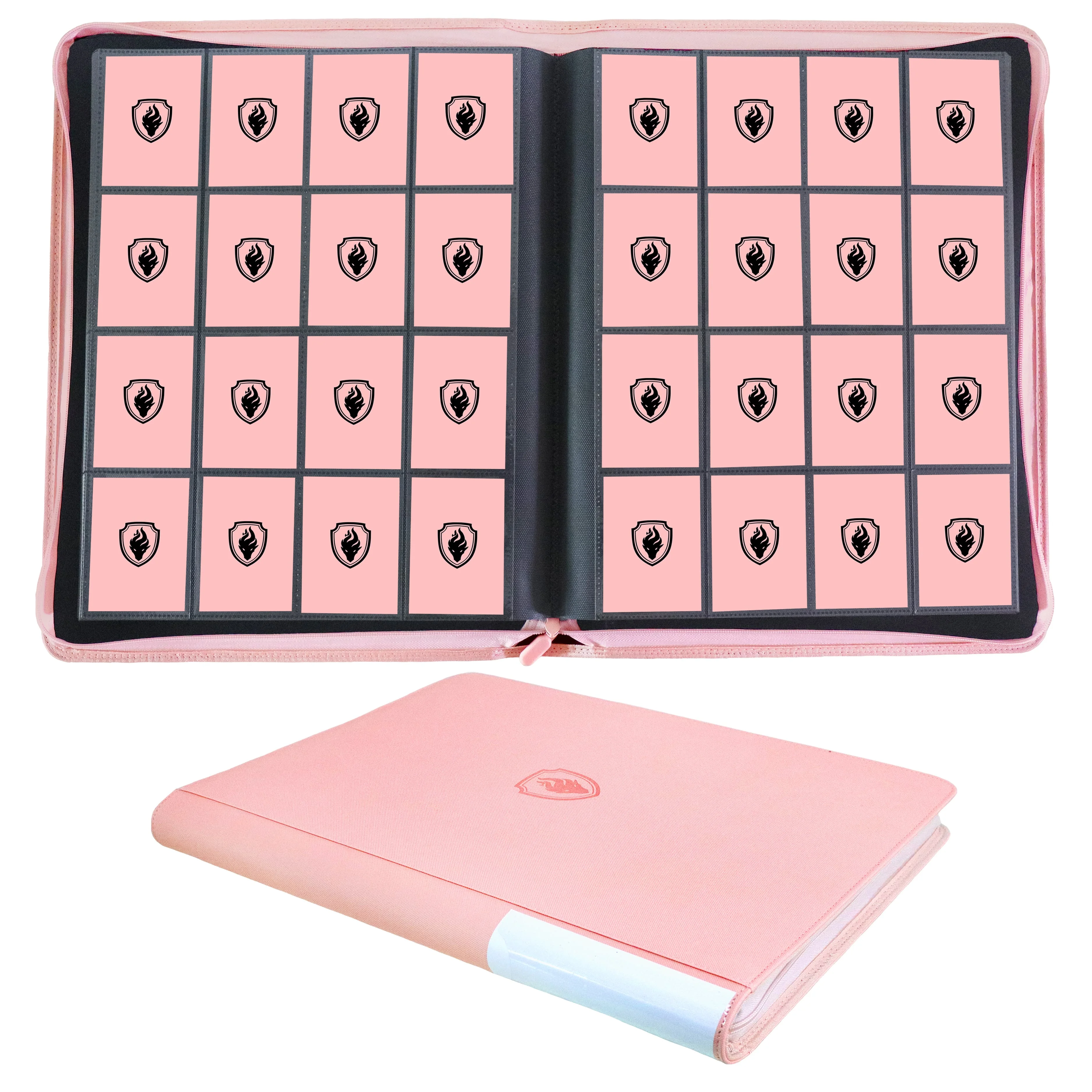 1600-Pocket PU Card Binder, 16-Pocket Anti-Scratch Album, Sports Game Card Collector Book, Perfect Holiday & Birthday Gift