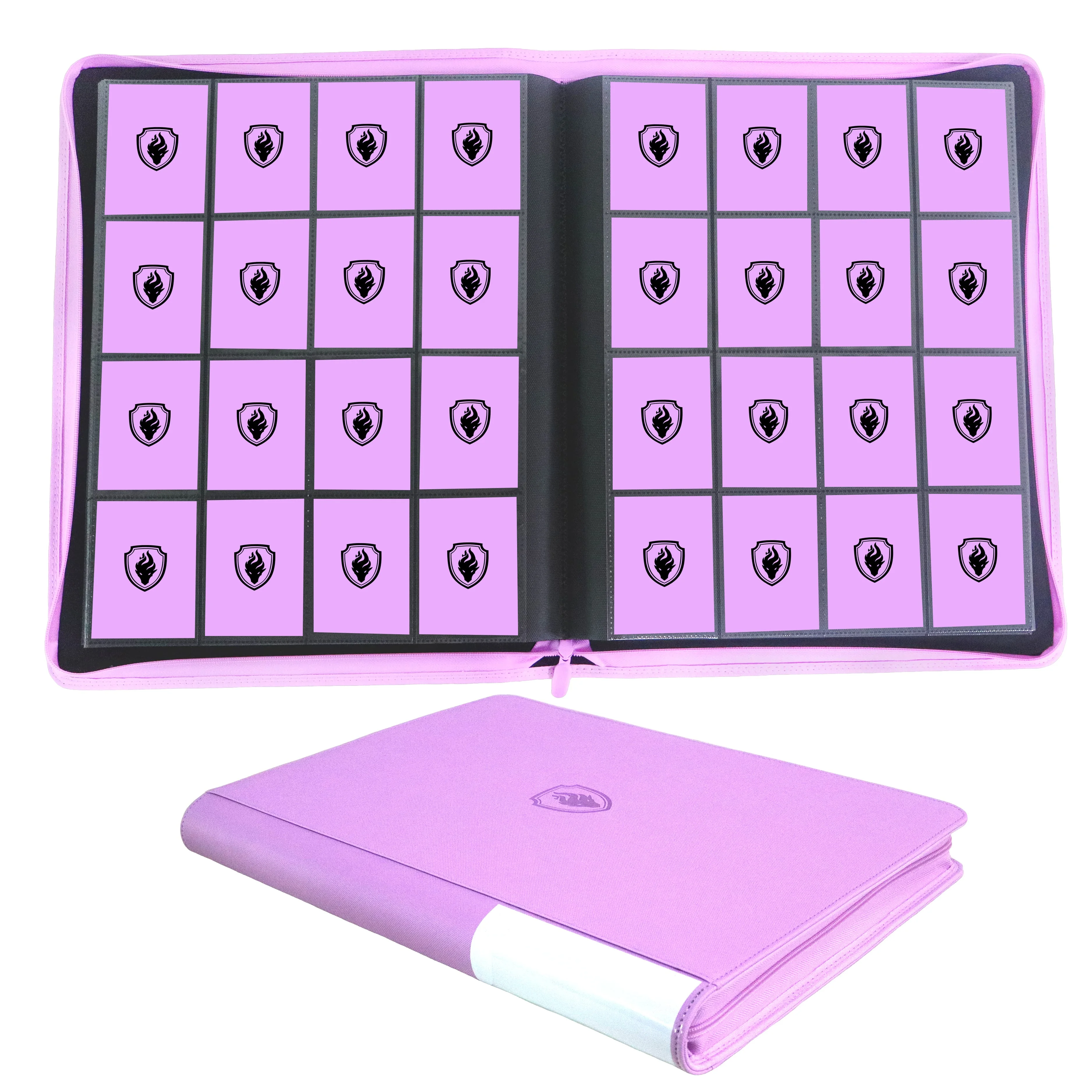 1600-Pocket PU Card Binder, 16-Pocket Anti-Scratch Album, Sports Game Card Collector Book, Perfect Holiday & Birthday Gift