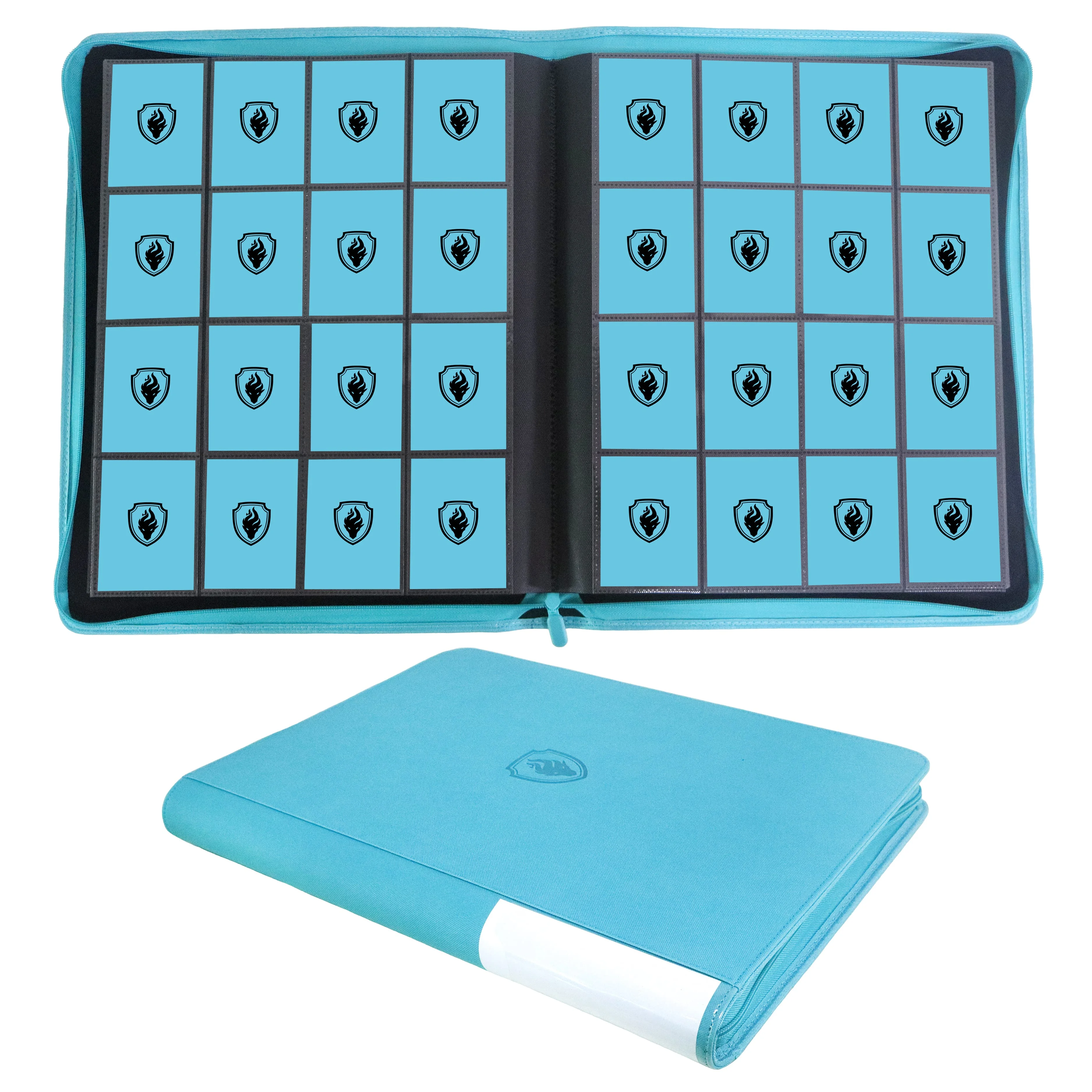 1600-Pocket PU Card Binder, 16-Pocket Anti-Scratch Album, Sports Game Card Collector Book, Perfect Holiday & Birthday Gift