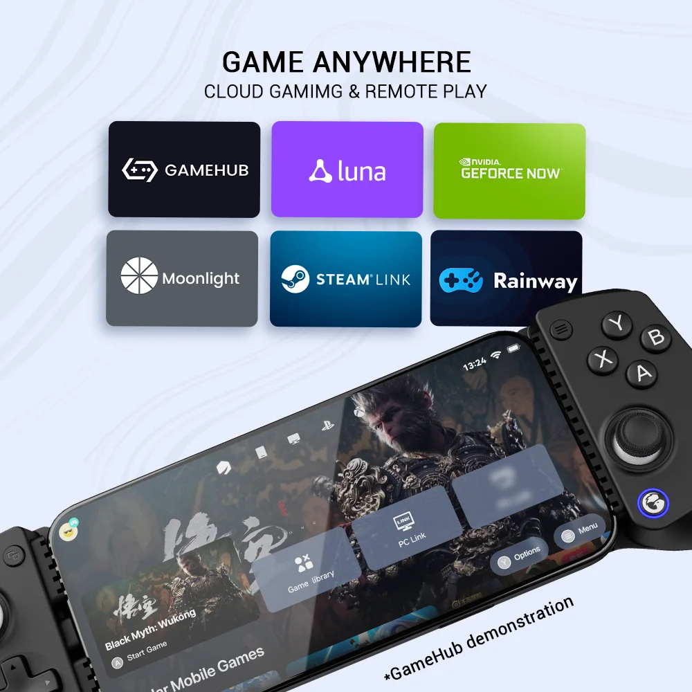 GameSir X5 Lite Game Controller for Android, iPhone 16/15, iPad mini - Hall Effect Joysticks, App Support for Mobile Gaming
