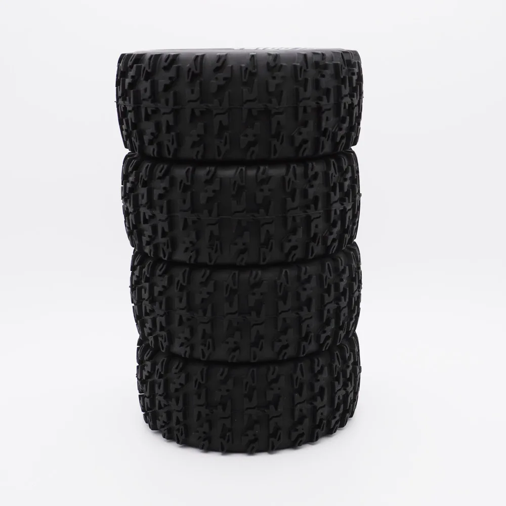 YSIDO 4pcs 110mm 1/10 Short Course Truck Tires Tyre Wheel With 12mm Hex For Slash Arrma Senton HuanQi 727 Vkar 10sc Hpi Rc Car