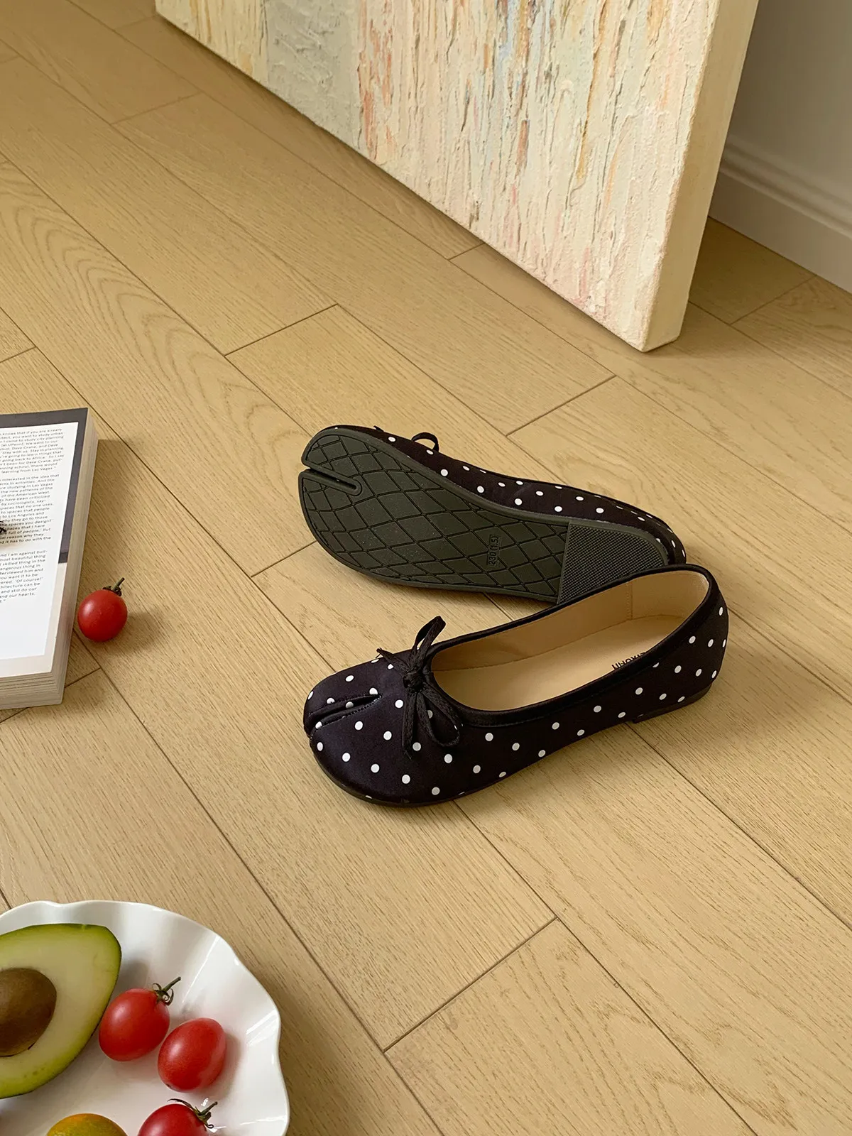 New Brand Women Flats Soft Ballet Shoes Slip On Loafers Soft Moccasins Tabi Ninja Casual Shoes Mujer Ladies Shoes Bow Knot Mujer