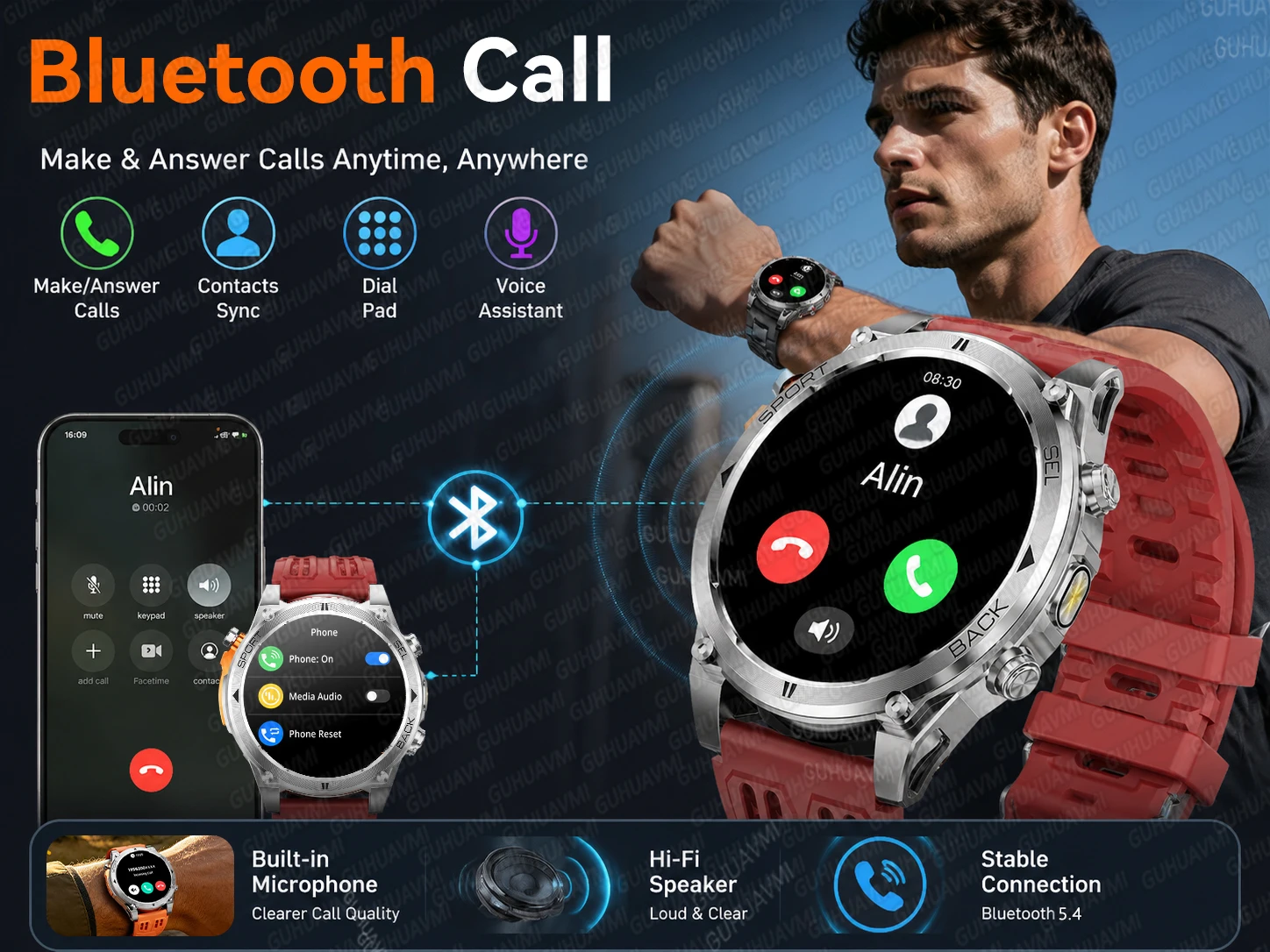 2026New T-RX4 Ultra GPS Smart Watch For Men 6-star GPS Positioning 10ATM Waterproof 850mAh Battery Compass 170+Sports Smartwatch