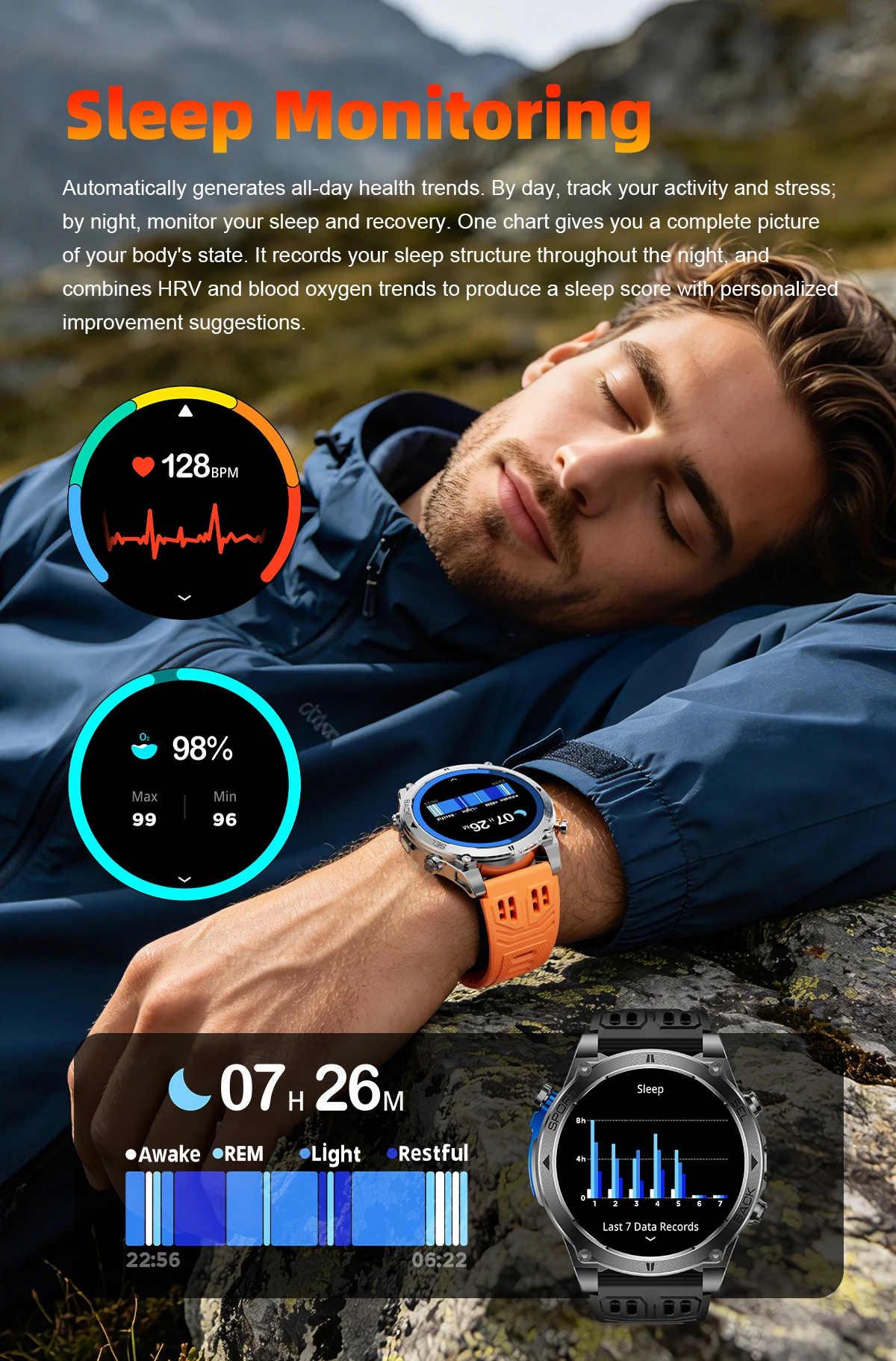 2026New T-RX4 Ultra GPS Smart Watch For Men 6-star GPS Positioning 10ATM Waterproof 850mAh Battery Compass 170+Sports Smartwatch
