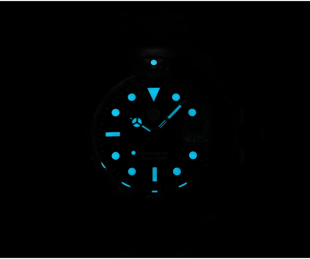 San Martin New 40mm Water Ghost Diver Watch Men Luxury ST 2130 Automatic Mechanical Watch Sapphire Waterproof 200m SN0017