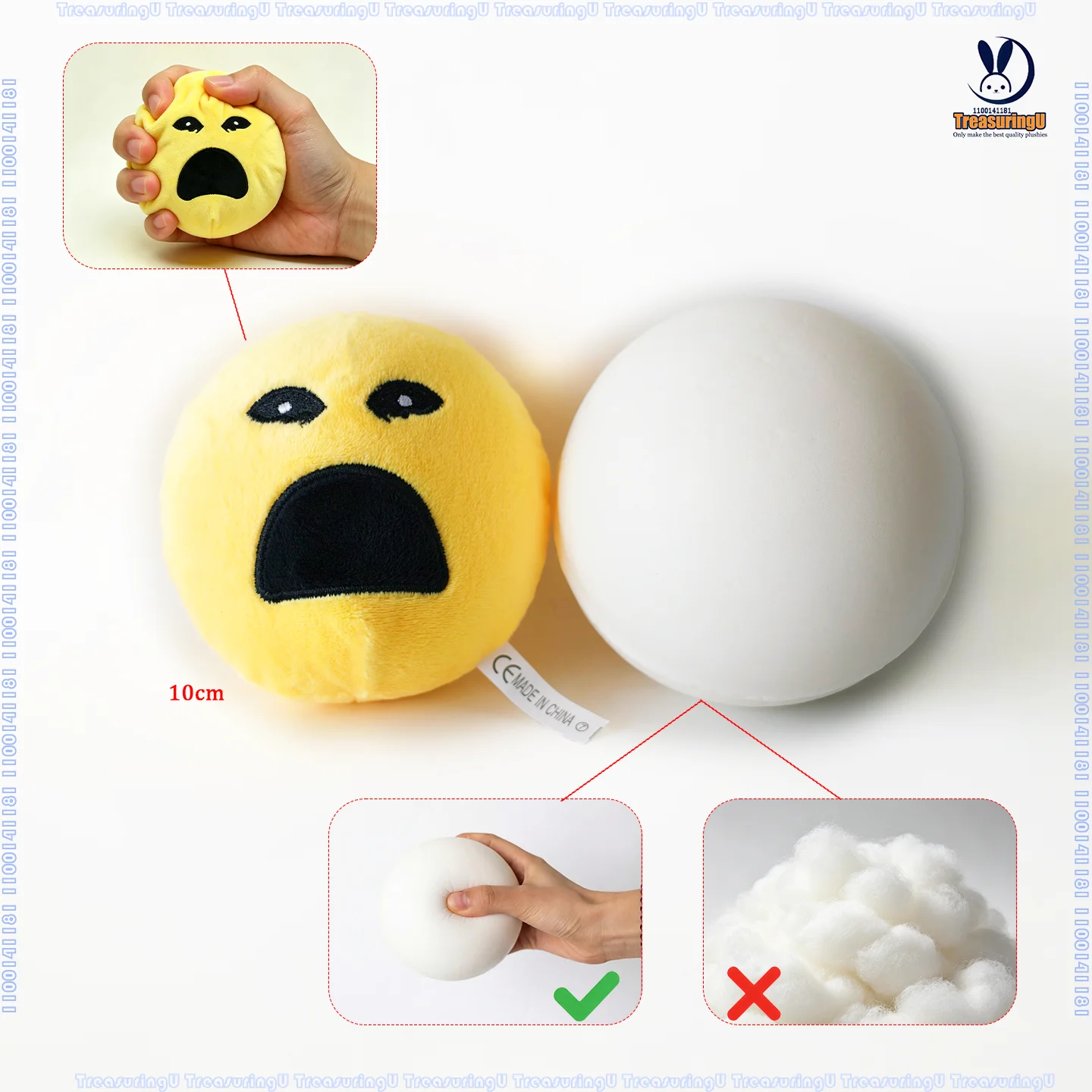 TreasuringU New Verity Arg Plush Toys Falsity Game Stuffed Dolls Mini Ball Plushie Pillow Children Birthday Gifts