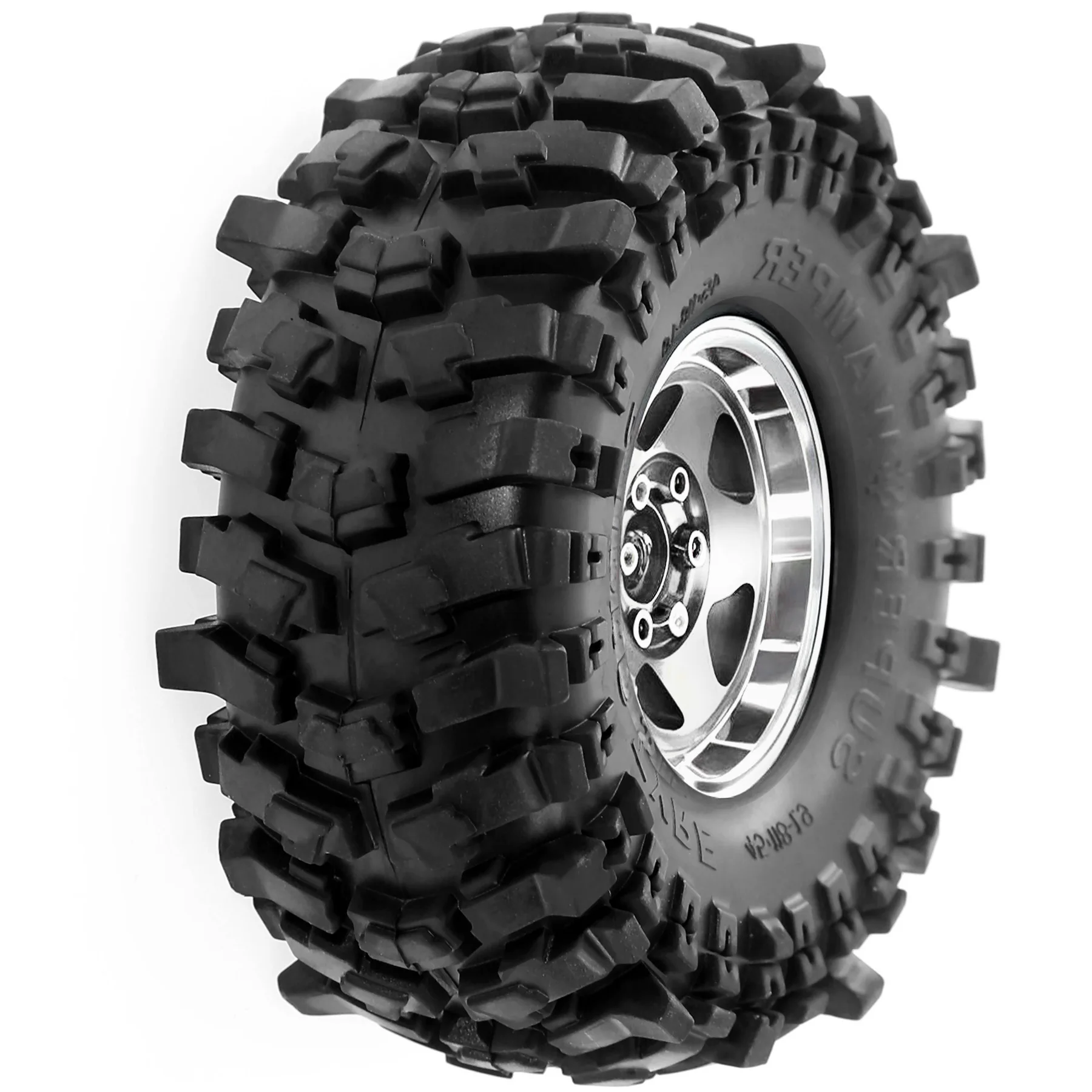 4pcs 1.9 in Wheel Tires for 1/10 TRX4 TRX6 SCX10 II 90046 SCX10 III AXI03007 Gen7/8 D90 VS4-10 RC Crawler Car