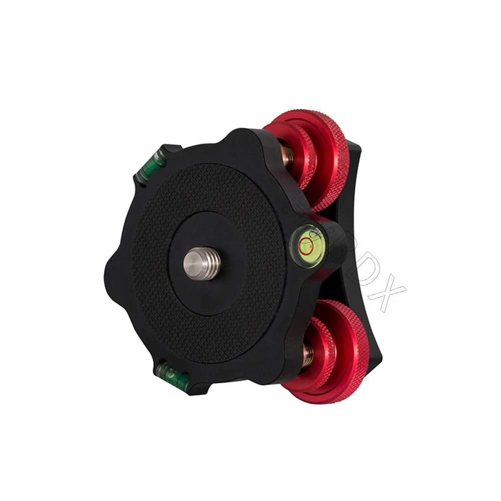 Tripod Speedy Leveling Base Leveler Adjusting Base Panning Level Plate With Bubble Level For DSLR Camera