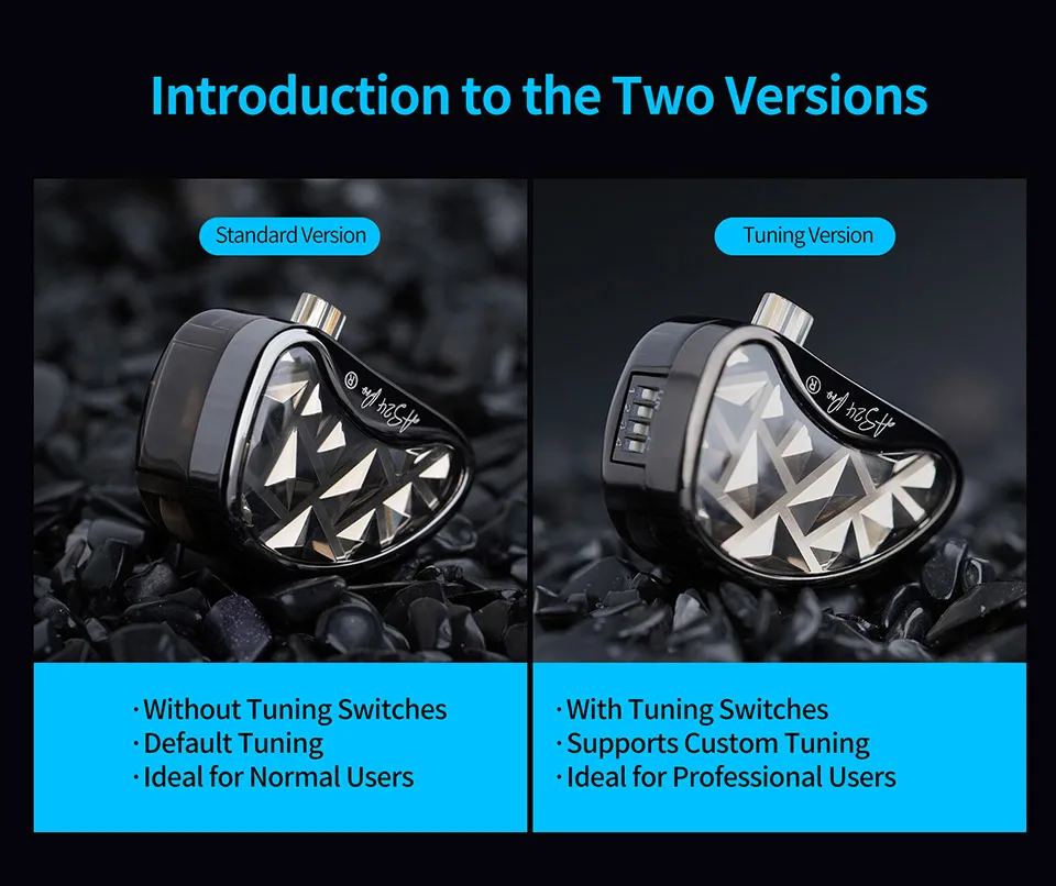 KZ AS24 PRO 24 BA Units HIFI Earphones Upgraded Balanced Armature Drive Tunable in Ear Wired Gaming Earbuds