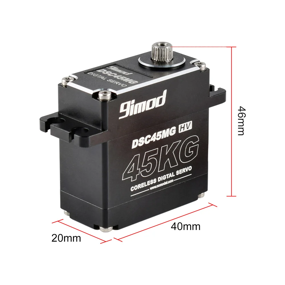 9imod RC Servo 35kg 45kg 25kg 51kg Metal Waterproof Brushless Servo Motor For Servo RC 1/10 1/8 Traxxas TRX4 Axial SCX10 RC Car