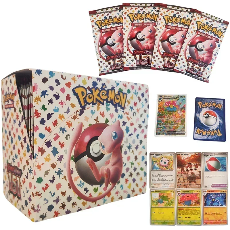 2026 360Pcs/Set Pokémon Card MEGA EVOLUTION Pre-group SCARLET&VIOLE 151 PHANTASMA FLAMES Prismatic English Booster Battle Card