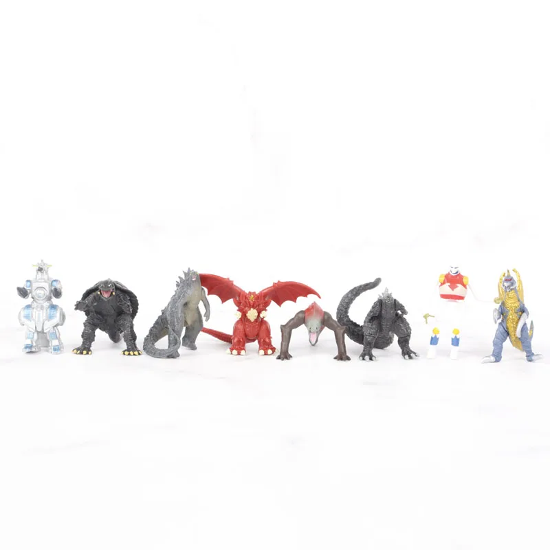 24pcs/set Godzilla vs King Kong Figure Model Toys 17cm