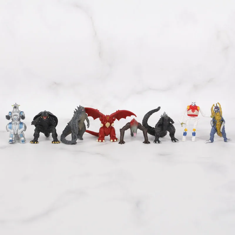 24pcs/set Godzilla vs King Kong Figure Model Toys 17cm