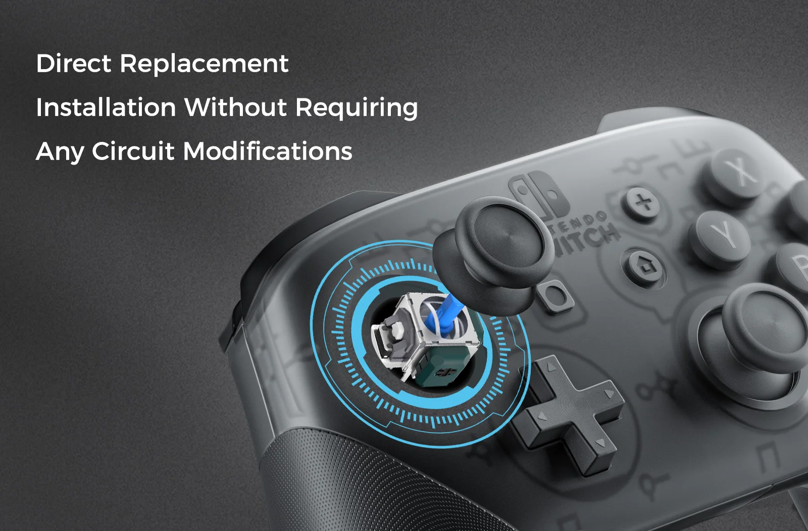HALLPI × AKNES TMR Joystick for PS5 Xbox Series Controller Repair Anti-Drift Sticks for Switch Pro PS4 Game Accessories