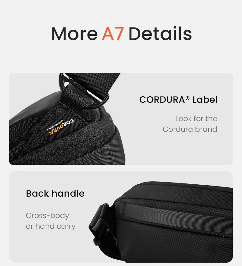ReeYee 3L/4.5L Sling Chest Bag, Waterproof Cordura Multi-Compartment Crossbody Bag, Versatile Everyday Commute Organizer Pack