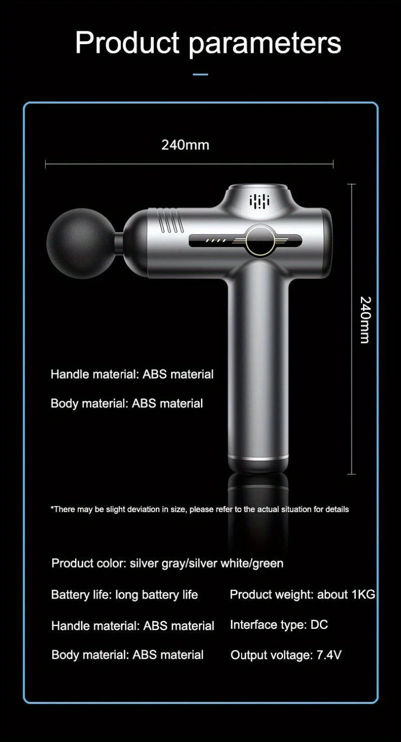 6/99 Speeds Massage Gun Deep Tissue, Back Massager Gun for Athletes Muscle Massage Gun for Body with 4/8 Massage Heads