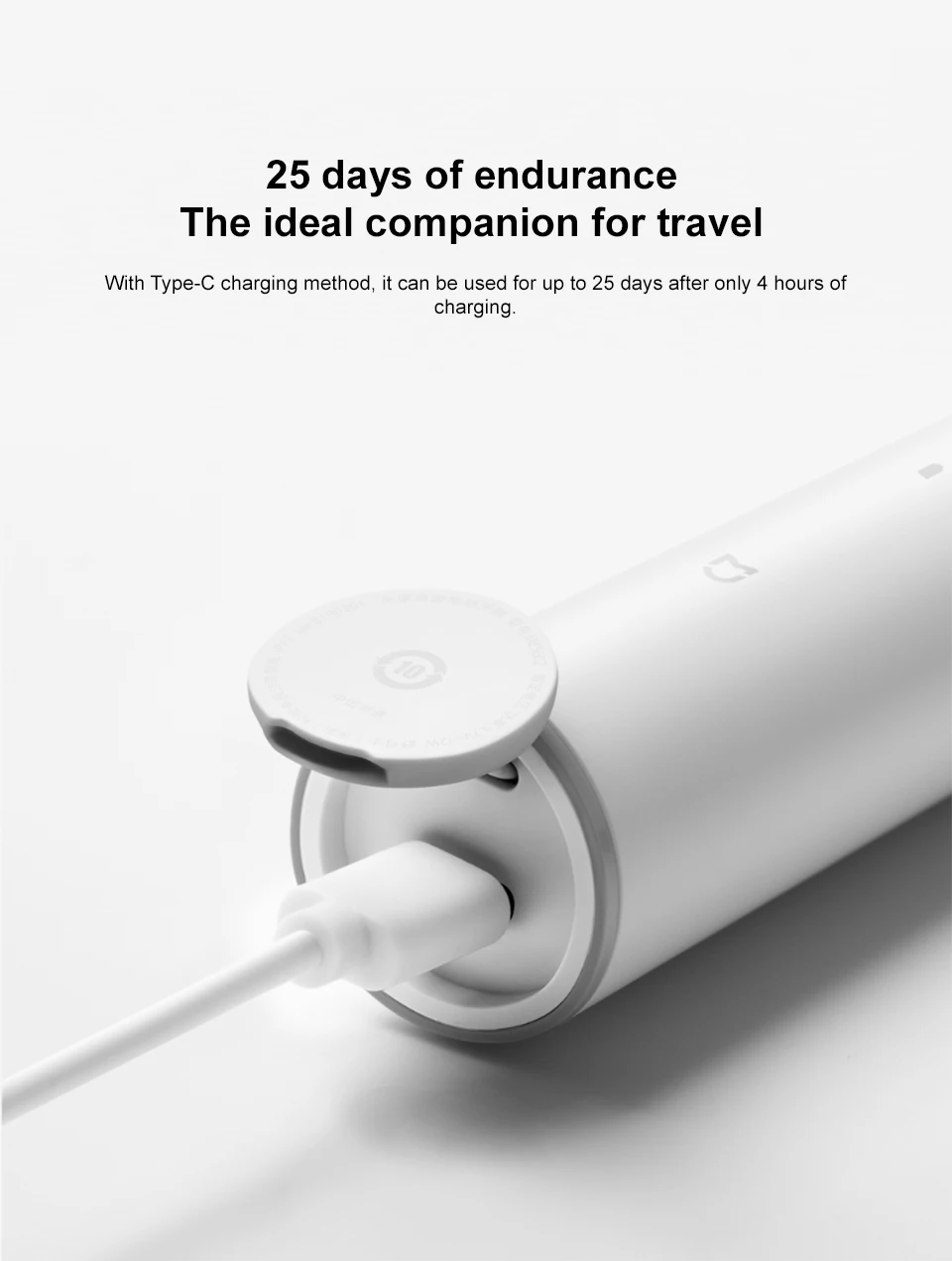 Xiaomi Mijia T300 Sonic Electric Toothbrush IPX7 Waterproof High-Frequency Vibration Magnetic Motor Long Battery Life Oral Care