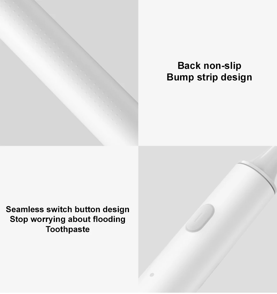 Xiaomi Mijia T300 Sonic Electric Toothbrush IPX7 Waterproof High-Frequency Vibration Magnetic Motor Long Battery Life Oral Care