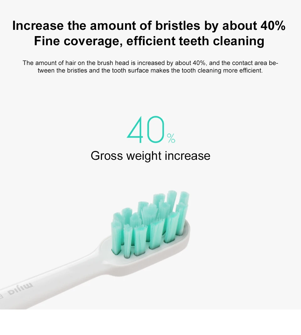 Xiaomi Mijia T300 Sonic Electric Toothbrush IPX7 Waterproof High-Frequency Vibration Magnetic Motor Long Battery Life Oral Care