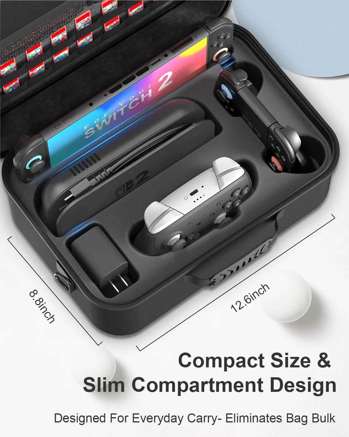 Suitable for Switch 2 Game Console Storage Box, Shoulder Cross Backpack, Handheld Protective Box Accessories