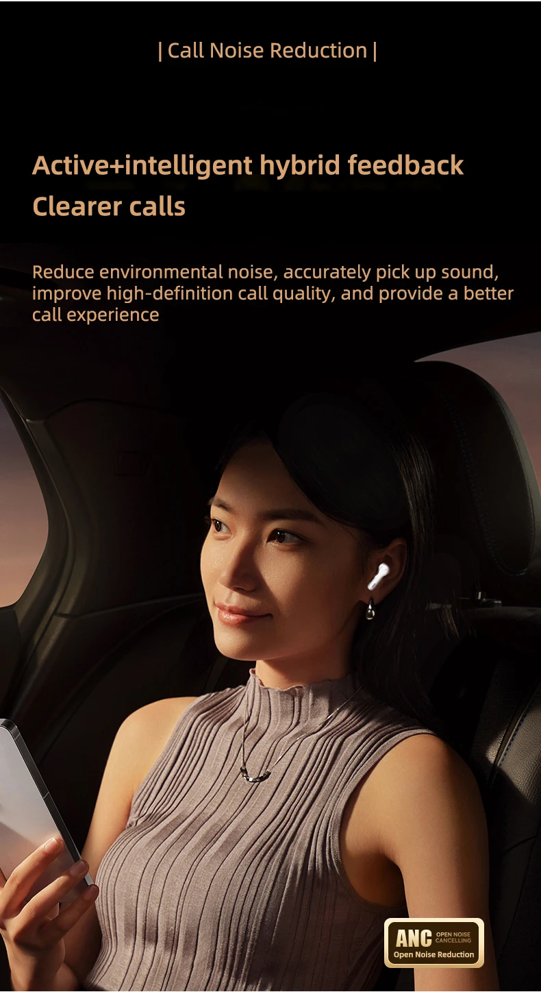 Lenovo LE253 Headphones Wireless Bluetooth 6.0 Earphones TWS HiFi Sound ANC Noise Reduction Gaming Sports Earbuds With Mic