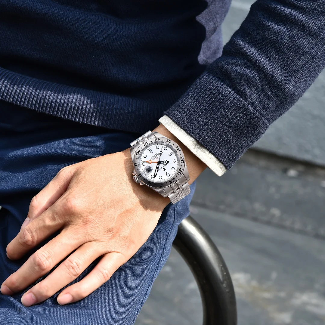 2026 PAGANI Design New Men's Automatic Mechanical Watches GMT Watch 42mm Sapphire Stainless Steel Waterproof Watch Reloj Hombre